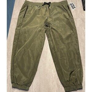 Love & Sports Sz 3X NWT Jogger Drawstring Pockets Water Resistent Mesh Lined